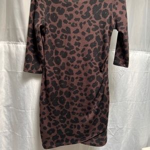 Animal print dress